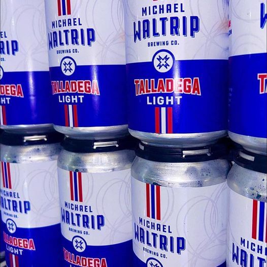 Michael Waltrip Brewing Company Talladega Light beer can packs
