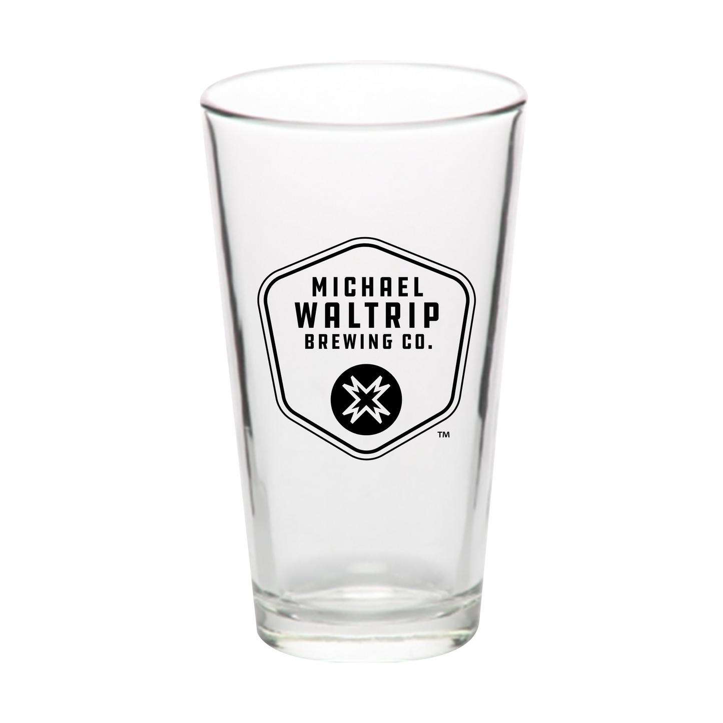 MWB Crest Logo Pint Glass